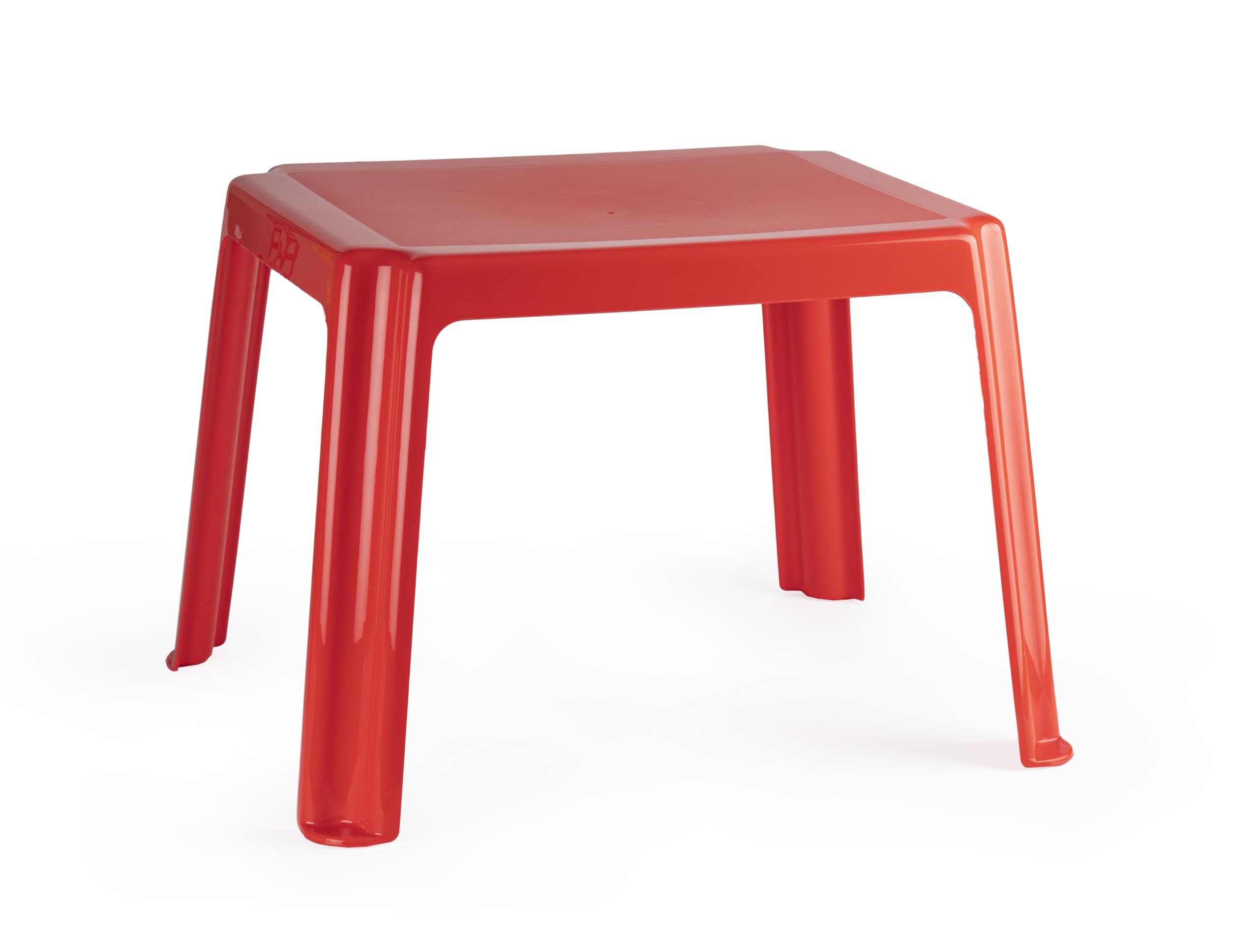 Muddy Hands Strong Childrens Plastic Table Toddlers Kids Indoor Outdoor Garden Study Activity (Red) — image 1