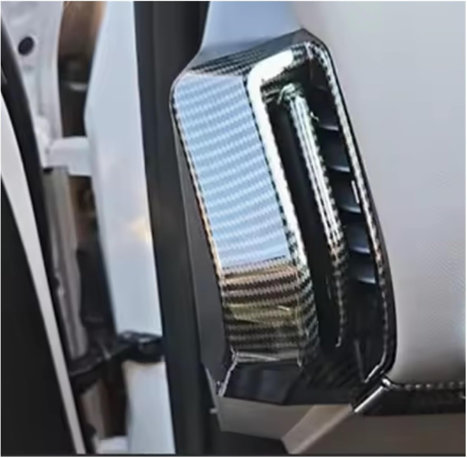 Compatible with X3 G45 2025 ABS Carbon Fiber Car Dashboard Side Vent Cover Trim Interior Car Accessories