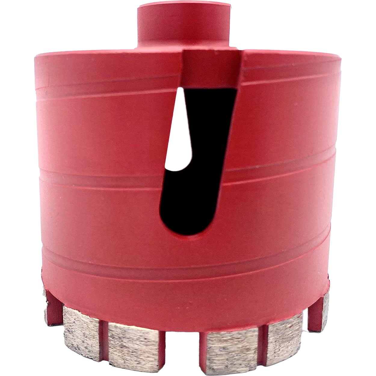 ESD-TOOLS | Corona de diamante con segmento turbo, broca de núcleo, broca de latas con alojamiento M16 | Diámetro de broca de 82 mm con SDS+ y broca centradora