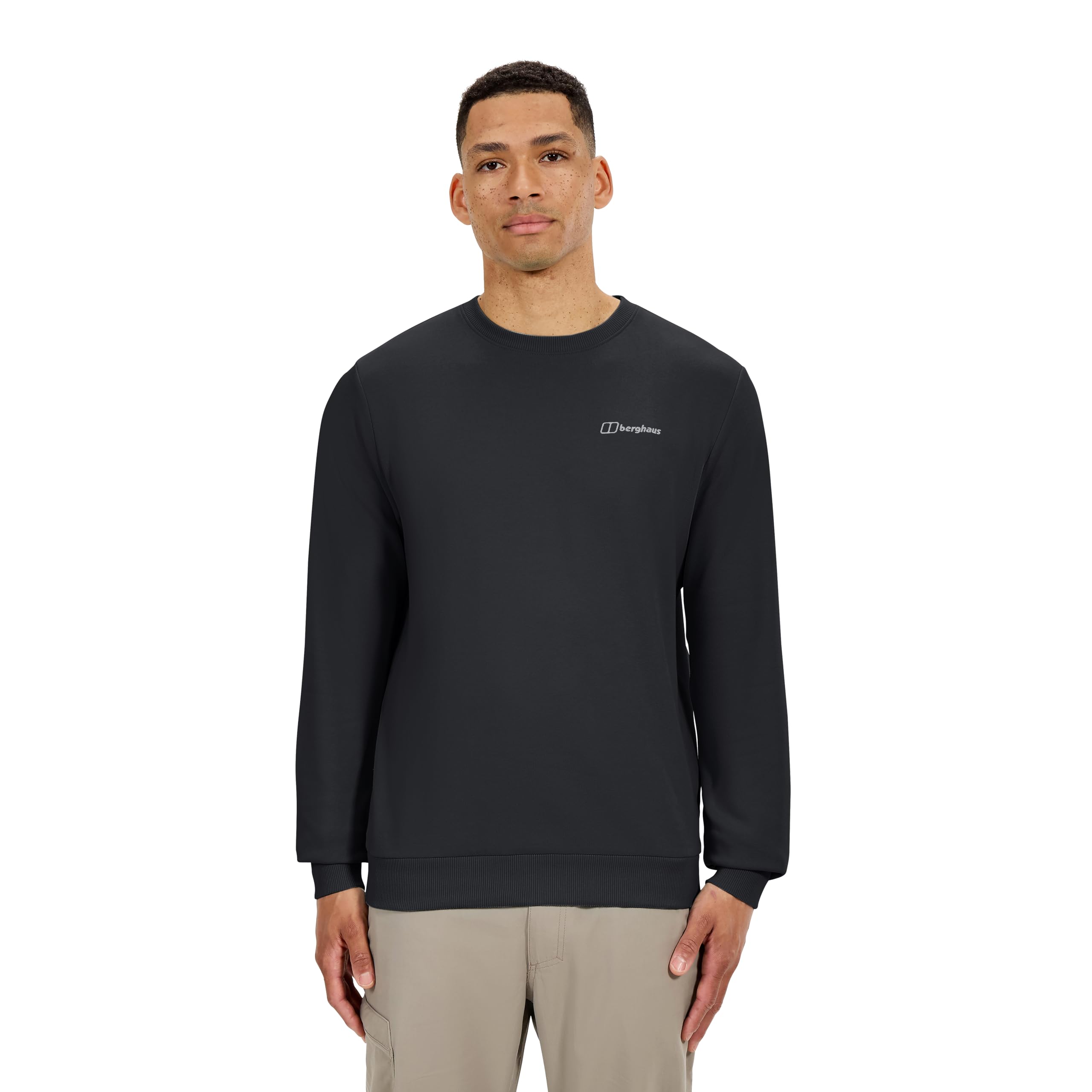 Berghaus Men's Logo Hoodie Jacket, Black, L