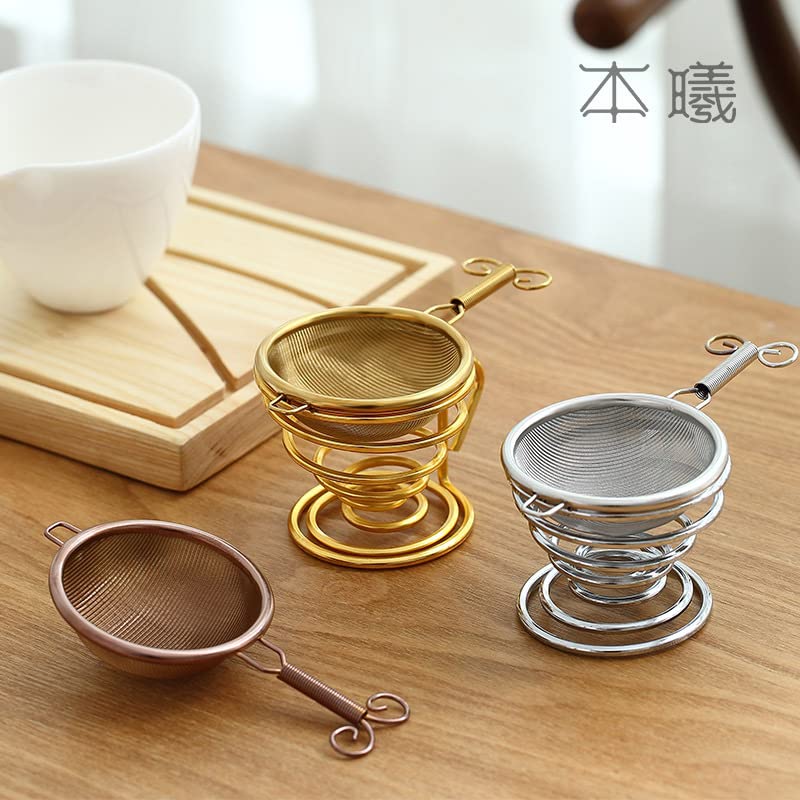 Amazon｜茶こし こし器 銅ティーストレーナー手作りカンフーティー