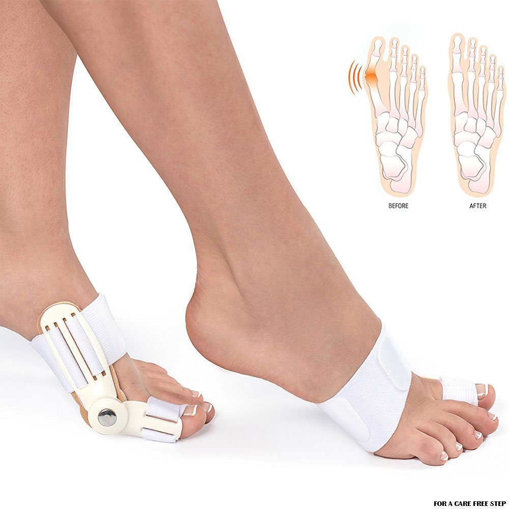 Pedimend, tutore per alluce valgo (giorno e notte), correttore per alluce valgo, raddrizzatore per alluce valgo, previene la progressione dell’alluce valgo, unisex