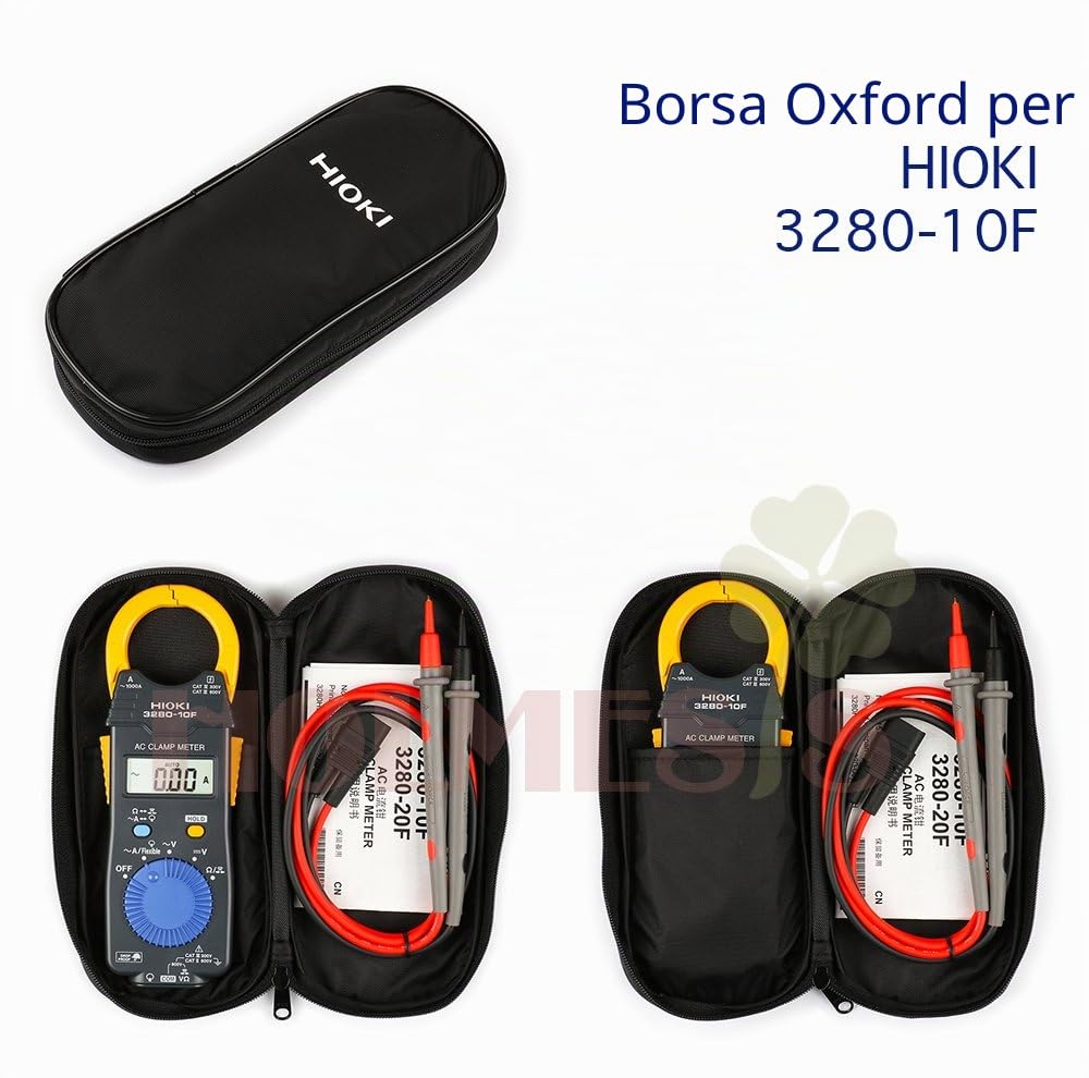 TORTOISE LOOK 3280-10F - Medidor de abrazadera de corriente CA con Amplio Rango de Temperatura de funcionamiento, Sensor Flexible aco