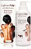 LightenUp, Lactic Acid Lotion | 13.5 Fl oz / 400ml | AHA Body Cream | Fade Dark Spots on Body, Knees, Armpit, Underarm | with Shea Butter, For Women and Men