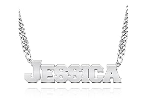 Custom Cuban Chain Name Necklace for Men, Personalized 6mm 925 Silver