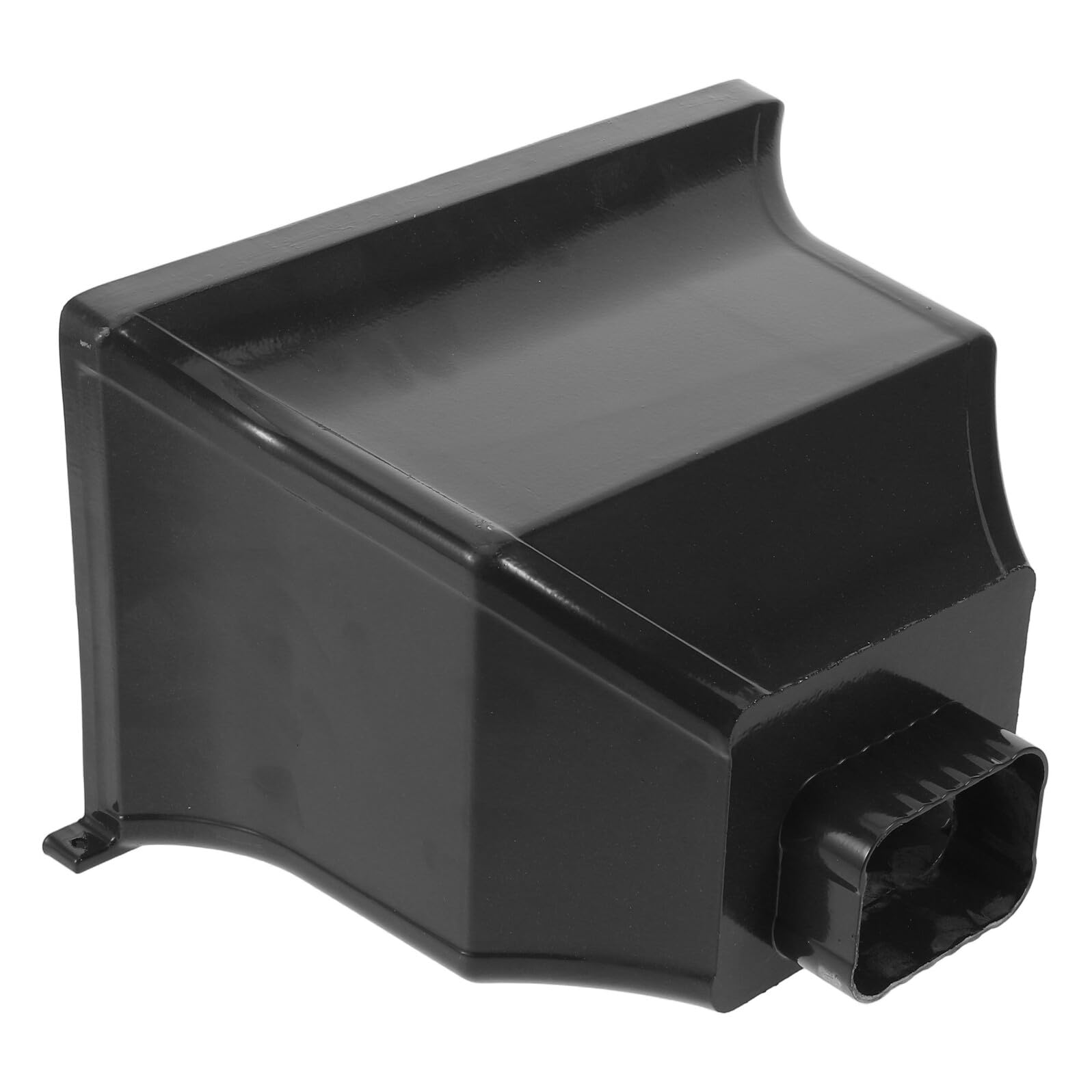Kisangel Adaptador Curvo de Canalón de Lluvia de Aleación de Aluminio Conector para Bajantes y Recogedor de Agua para Jardín Embudo de Recolección de Agua de Techo Resistente y Fácil de