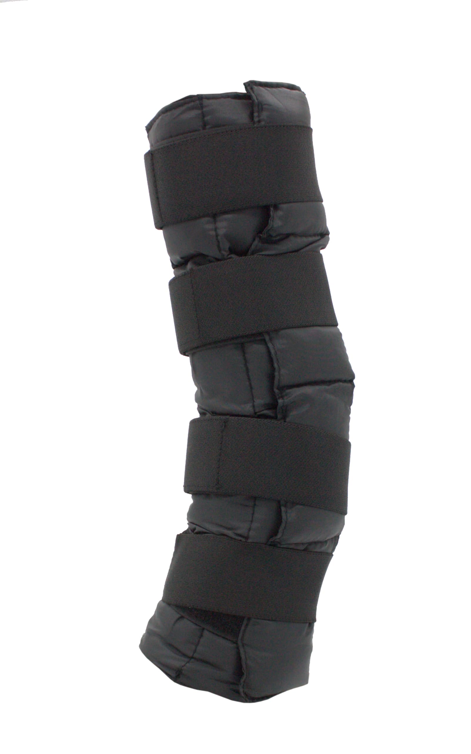 PFIFF 103113 Gel Cooling Gaiter, Reusable Gaiter, Cold Compress, Cools Legs, Ankle Joints, Hoof, Cold Gaiter, Black, Full