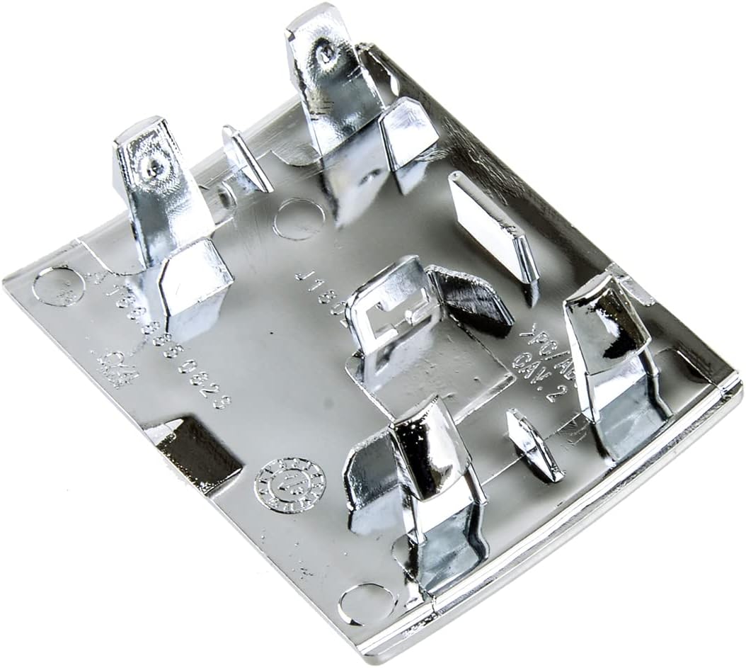 Silver Rear Bumper Tow Hook Chrome Cover Cap Fit for Mercedes Benz GL-350/450/550/63 2013-2016