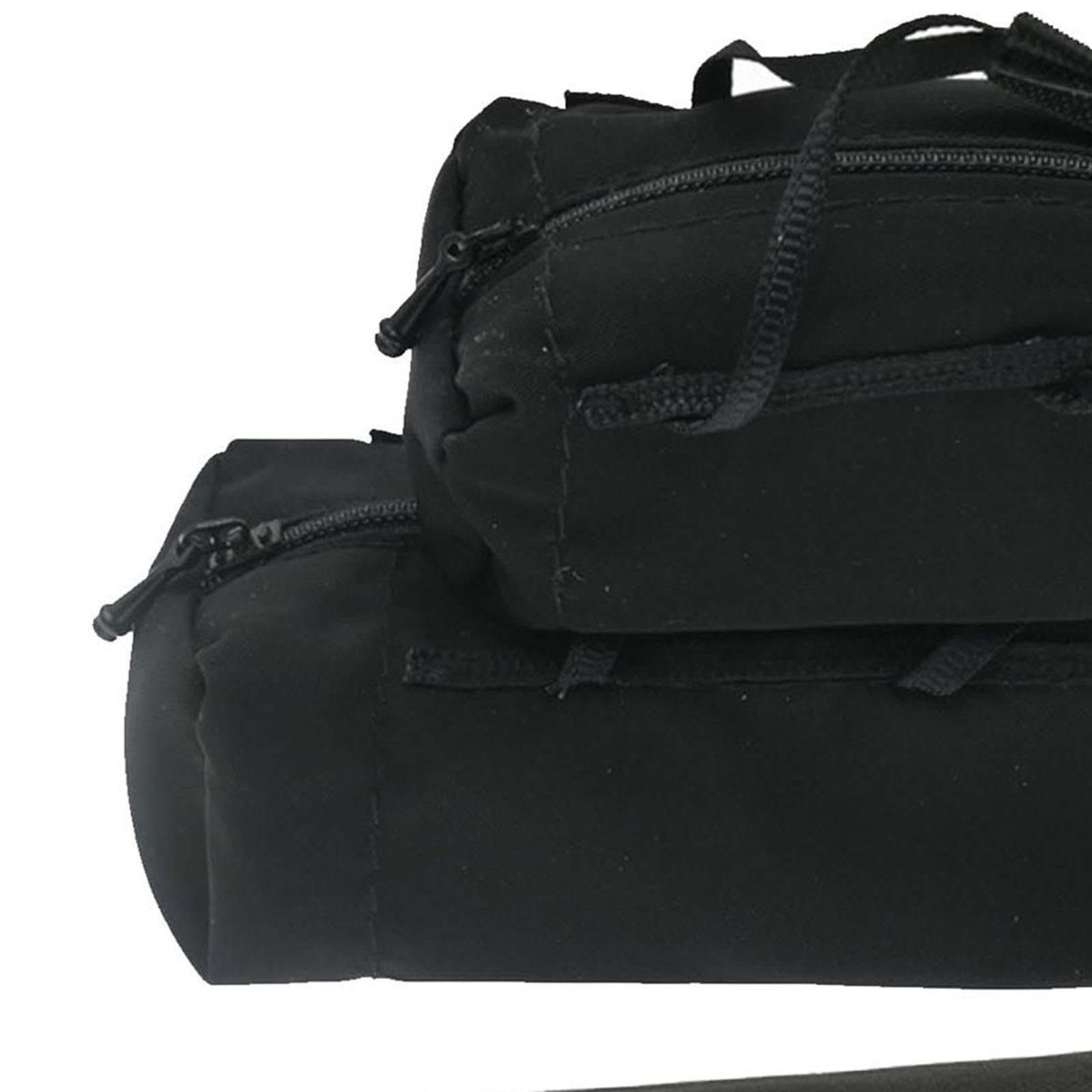 MagiDeal 3X RC Coche Simulación Equipaje Bolsa Accesorios Decoración Mini DIY Modelo Coche Bolsas de Viaje para 1:10 Coche de Control Remoto Pieza/Acc, Negro
