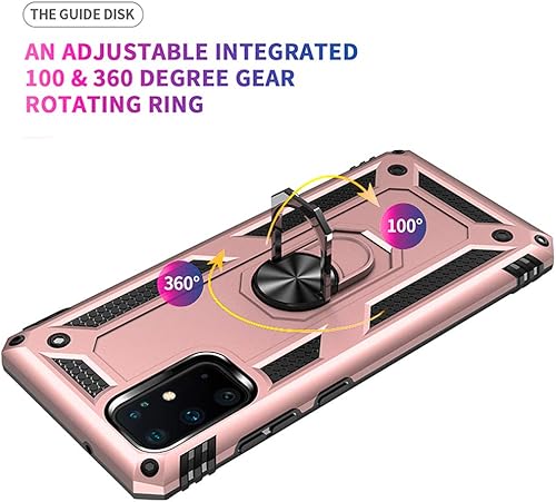 Miniatura 6 de Asuwish Funda para teléfono diseñada para Samsung Galaxy S20 Plus Glaxay S20+ 5G con soporte magnético y soporte para celda, accesorios para celda,