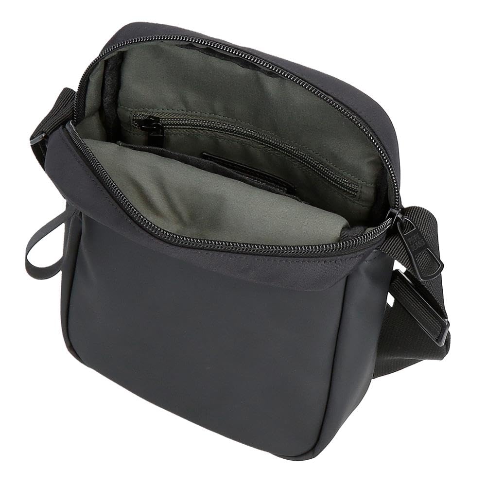 Pepe Jeans Sail up Torba na messenger Medium Czarny 17x22x6 cm Poliester i PU by Joumma Bags, Czarny (Black), Talla única, średnia torba na ramię