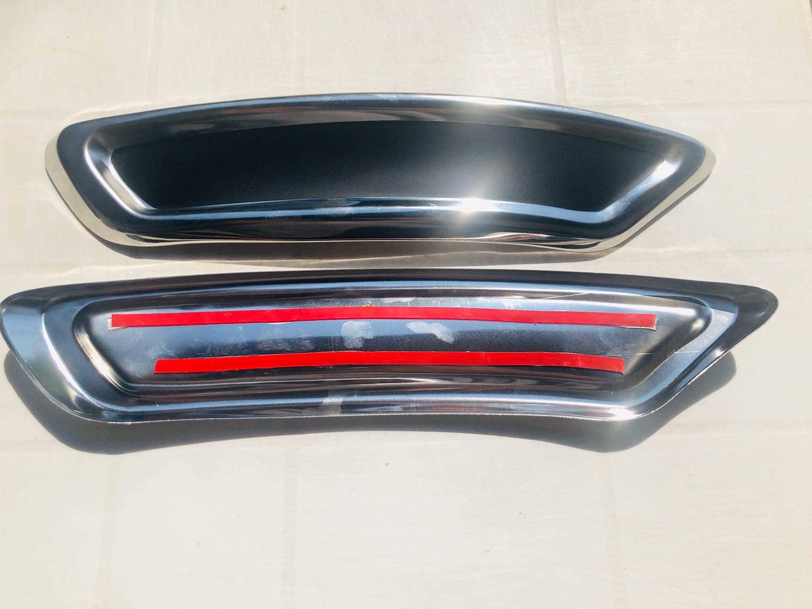 Adatto per Passat B8 3G2 3G5 berlina/station wagon 2014-2018 telaio di scarico cromato 2 pezzi in acciaio inox