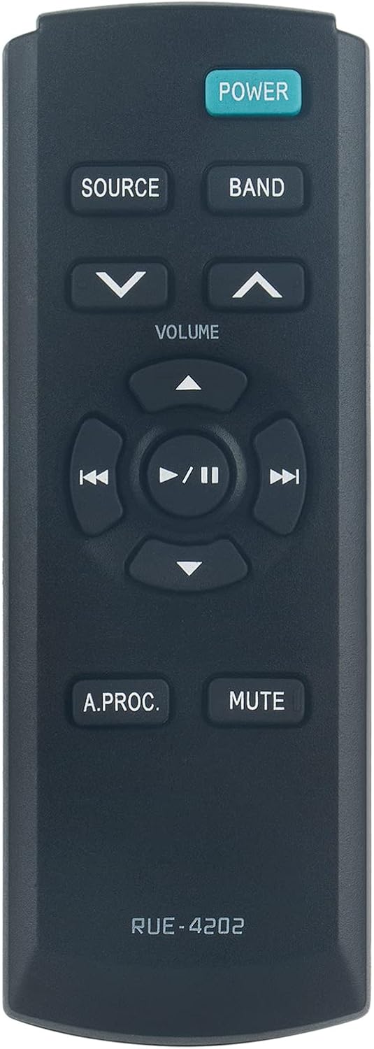 AIDITIYMI RUE-4202 Replacement Remote Control Compatible with Alpine Car Stereo CDE-HD137BT CDE-HD138BT CDE-HD148BT CDE-164BT CDE141 UTE93DAB CDE-190R IVA-D300R CDE-177BT CDE-178BT CDE 123R CDE-133BT