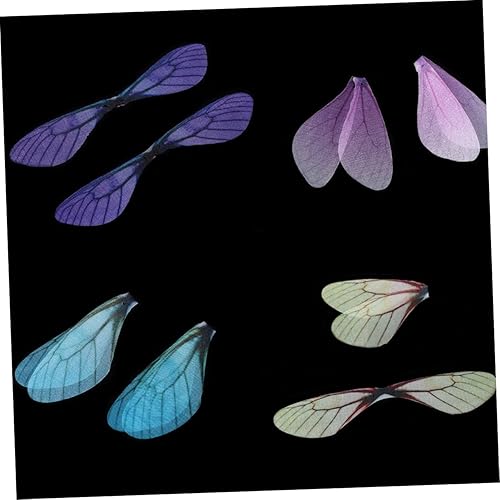 Miniatura 7 de NUOBESTY 100 piezas de accesorios para sombreros para adultos, manualidades, niña, joyería, decoración, collar, libélula colgante, llave voladora