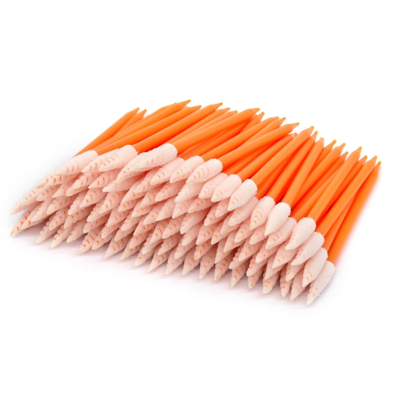 Gun Cleaning Swabs lint Free,Foam Tip Detailing Cleaning Swabs (200pcs Orange)