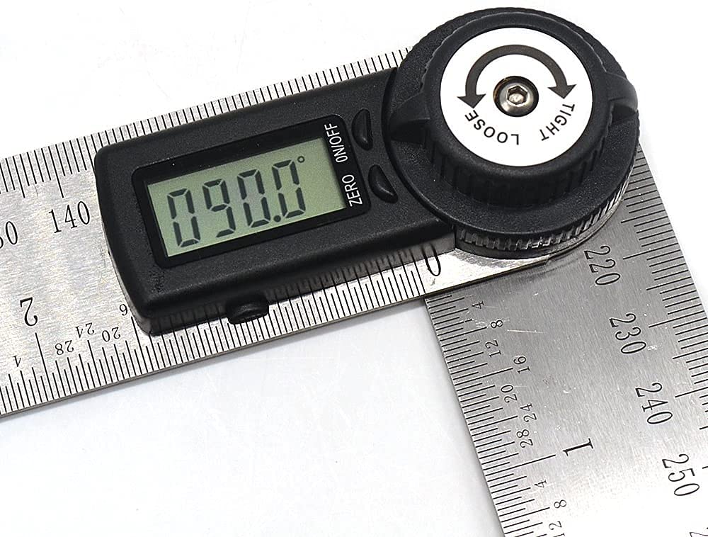 360 ° Elektroniczny Kątomierz Cyfrowy Goniometr Kątownik Kątowy Władca Mitroge