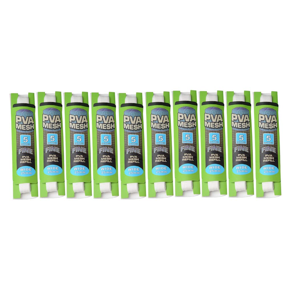 Qianly Filet de Pêche Universel en Filet Soluble dans l'eau PVA, 10 X 25 Mm, 5 M, pour Appâts Solides