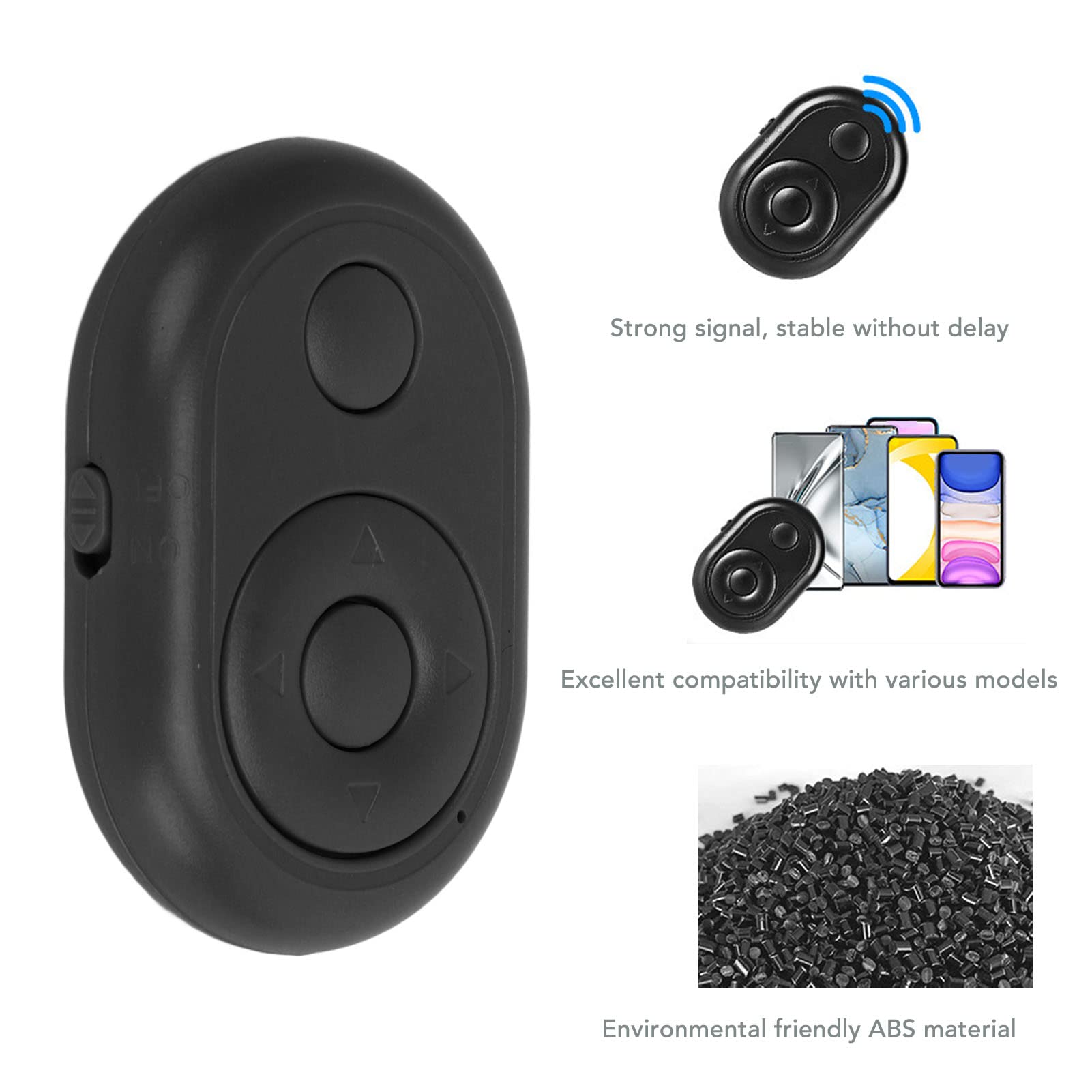 Kabellose Selfie-Fernbedienung Für Handy - Wasserdichter Kameraclicker Mit 15m Reichweite