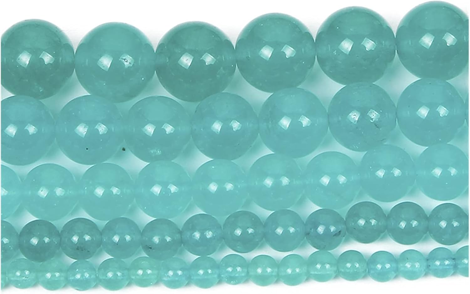 Amazon.co.jp XC ジュエリーを作るジュエリーのためのナチュラルストーンビーズアマゾン魅力ラウンドルーズビーズ DIY