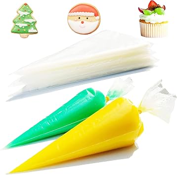 Frosting bags disposable 12 Inch and Extra Thickened 12 Inch Bundle