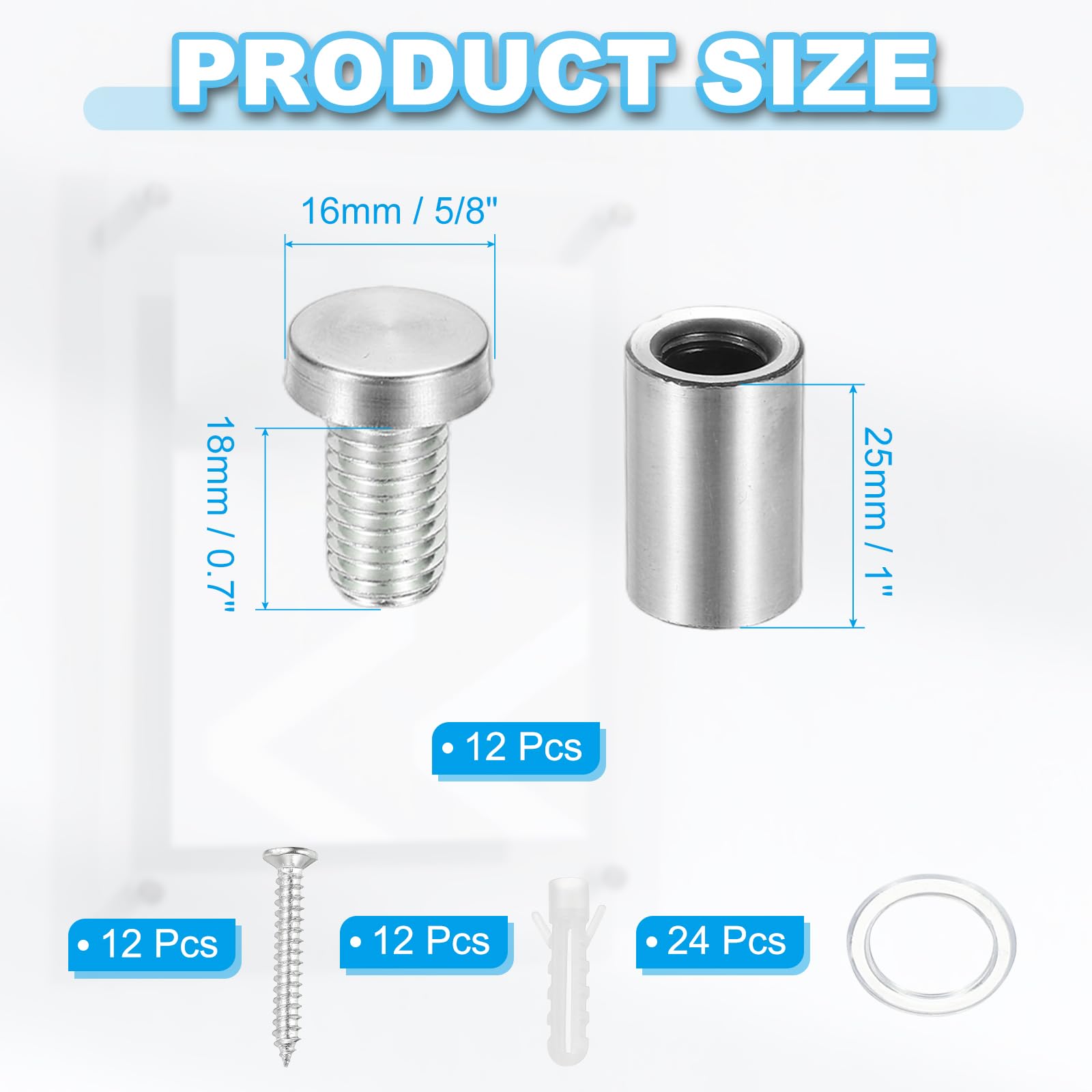 PATIKIL 16x30mm Standoff Screws - Image 2