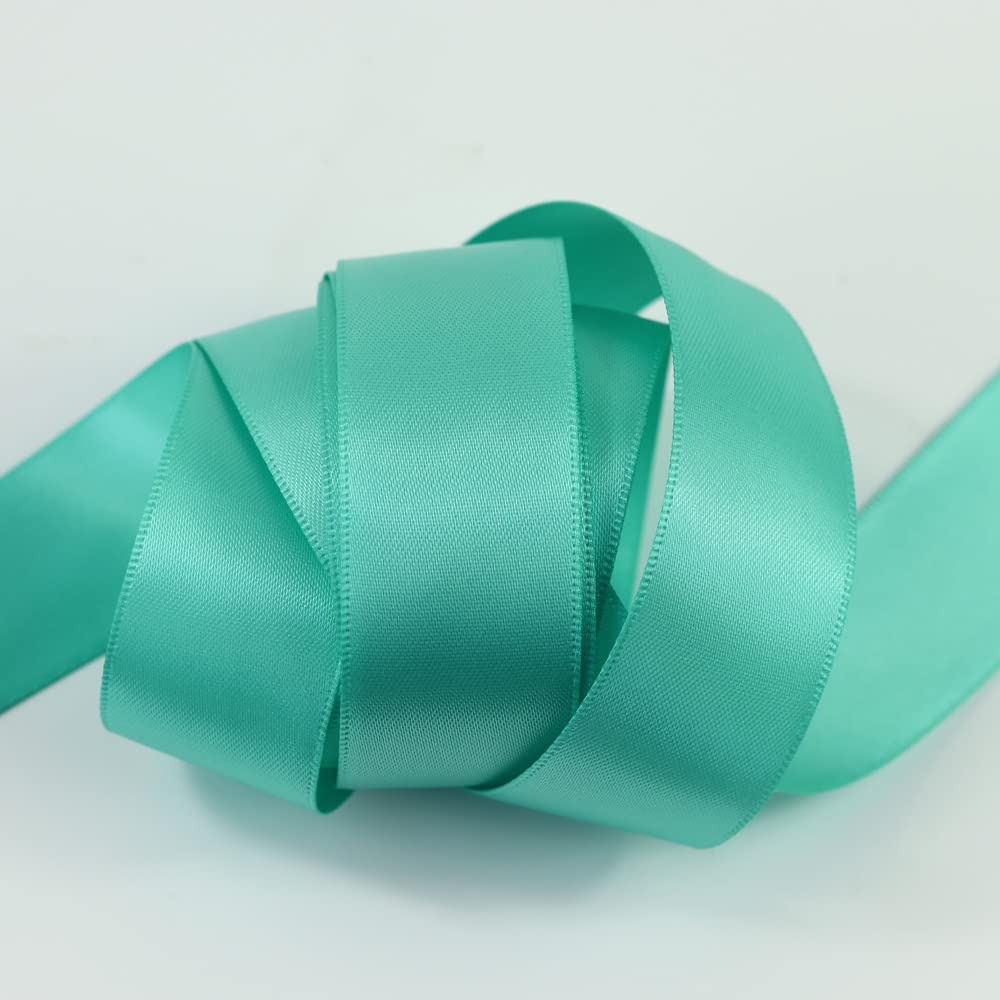 Double Sided Satin Ribbon, 27 Solid Colours, 10 Metre Reel, Fabric Ribbon for Gift Wrapping Cake, Wedding Party Decoration