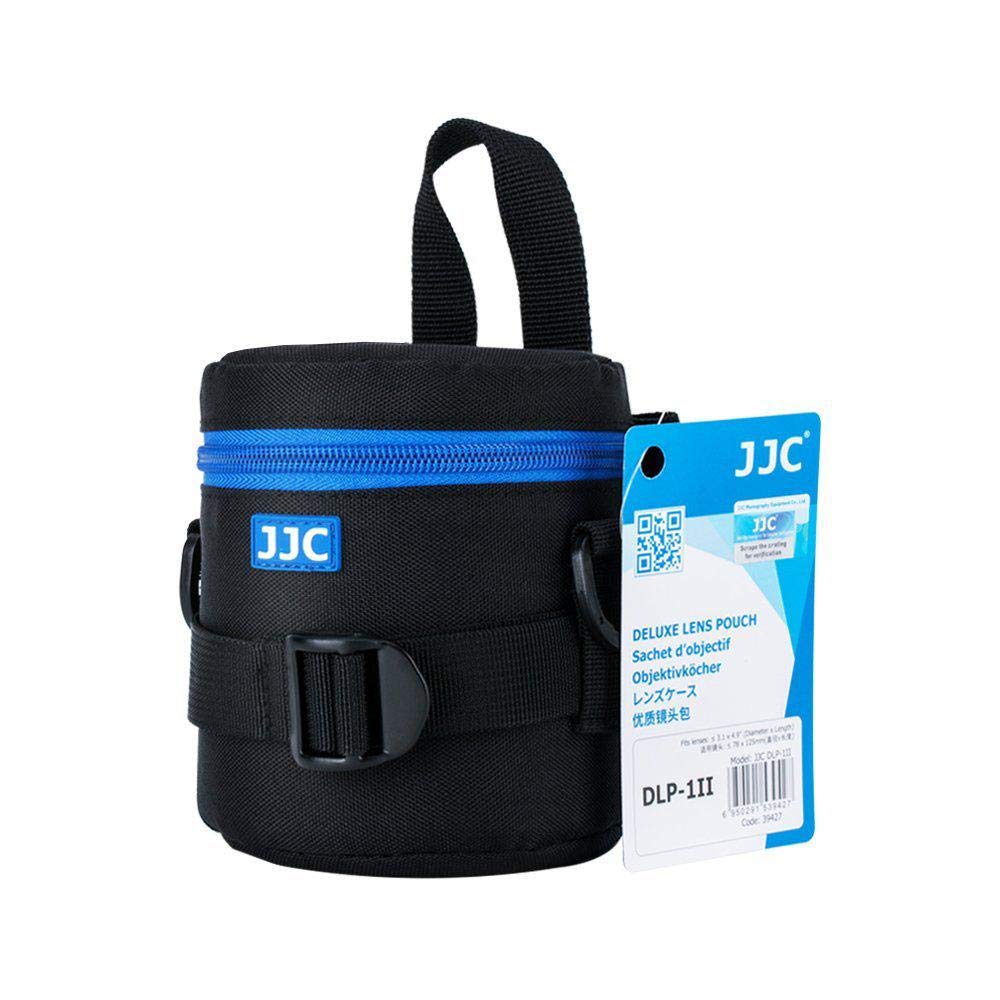 JJC DLP-1II Water Resistant Small Lens Pouch w/Shoulder Strap fit up to 78x125mm