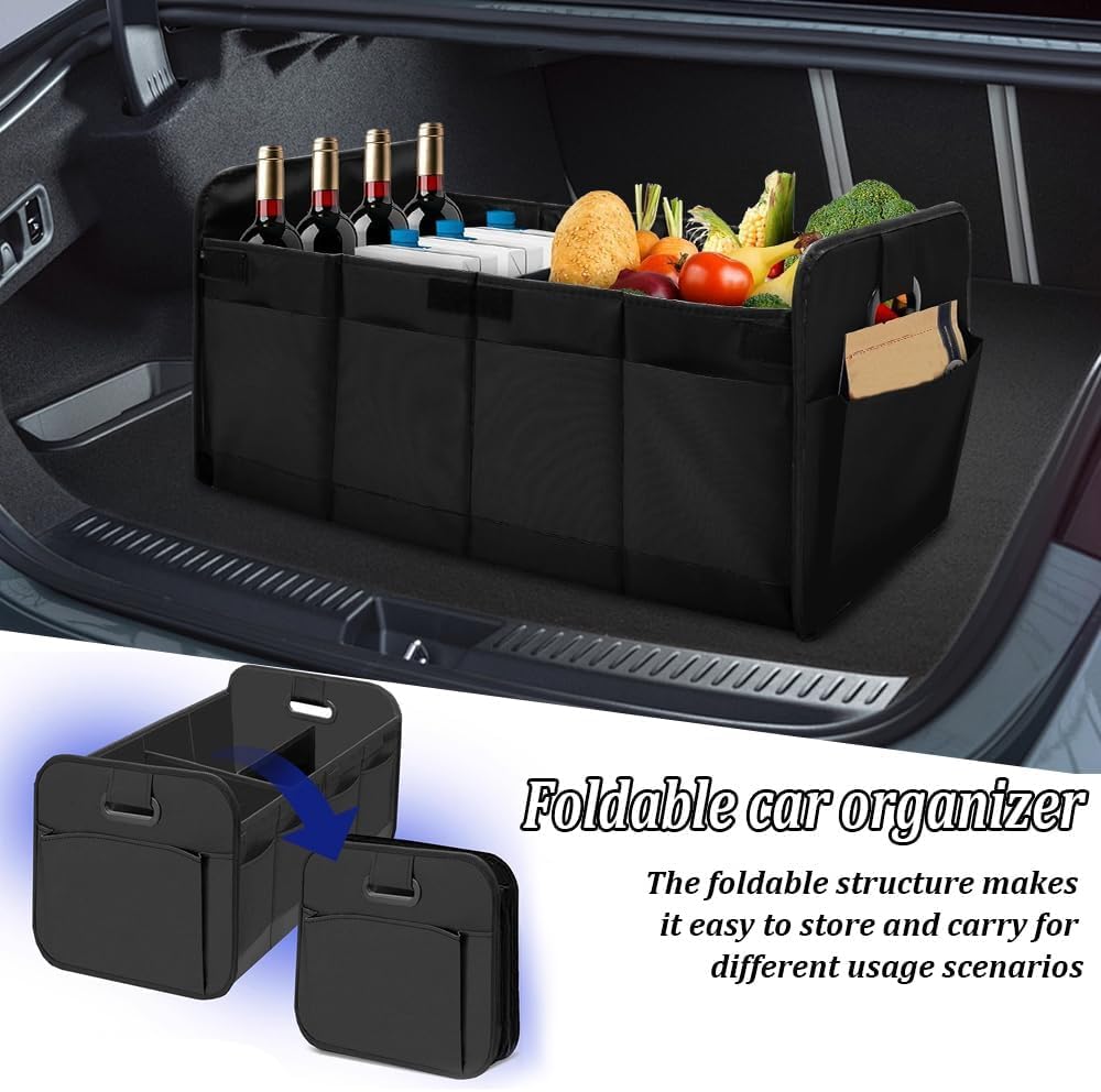 Kofferraum Organizer für Land Rover Range Rover Sport 2018-2022, Auto Tasche Faltbare Kofferraumtasche Stabil Rücksitz Aufbewahrungsbox Kofferraumbox Wasserdicht Neu