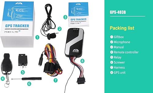 Miniatura 6 de BN 403 AB 4G - Dispositivo de seguimiento GPS para vehículos, sin tarifa mensual, dispositivo de seguimiento de automóviles, mini localizador para