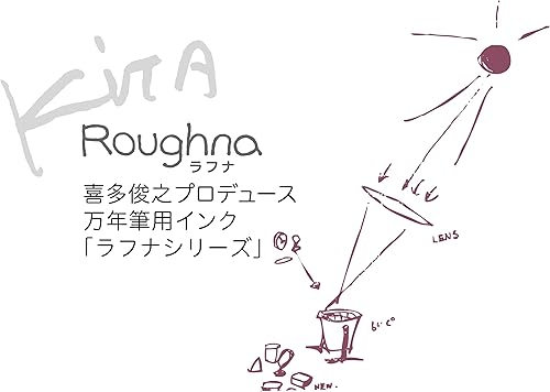 Miniatura 2 de Nakabayashi TFPI-WD43-1 TACCIA - Tinta para pluma estilográfica (tinte a base de agua) Toshiyuki KitaRafuna Ink, 1.4 fl oz (1.4 fl oz), marrón leñoso