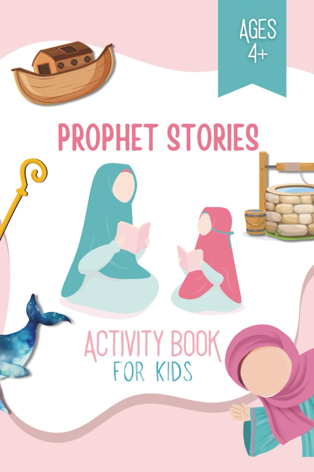 Prophet Stories Activity Book Colouring + Duaa: A Perfect Gift for Muslim Kids!