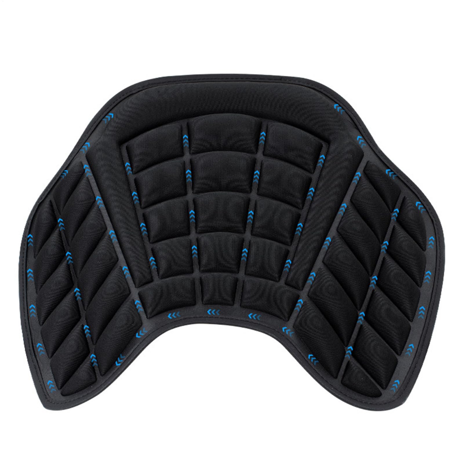 Generico Coussin De Siège De Passager Moto - Selle Gel, Ergonomique | Couvercle Confort Anti Vibration, Mousse Souple Couche Épais