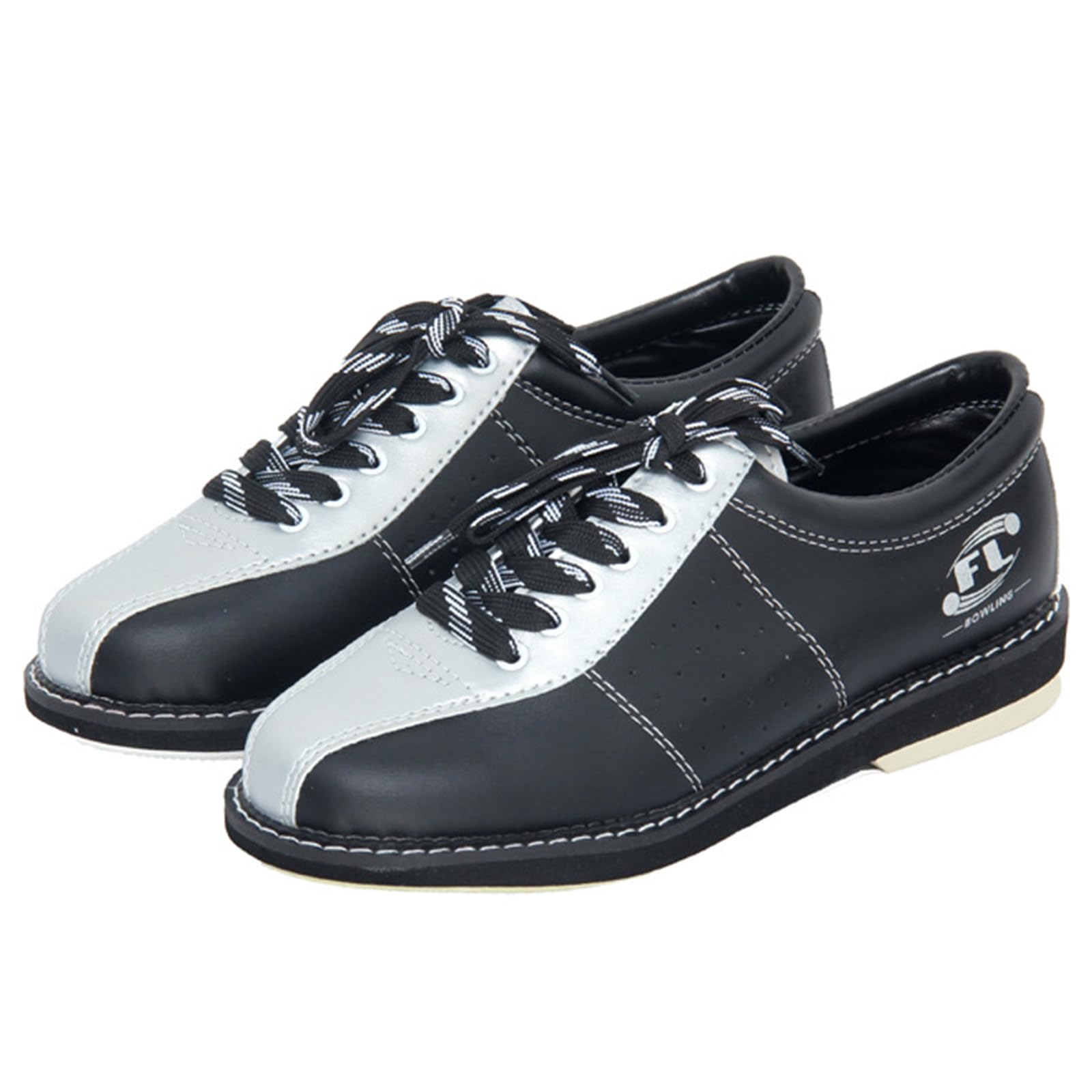 SDEQA Baskets de Bowling pour Hommes, Chaussures Jardin Bowling, antidérapantes, légères, à Lacets, Grande Taille