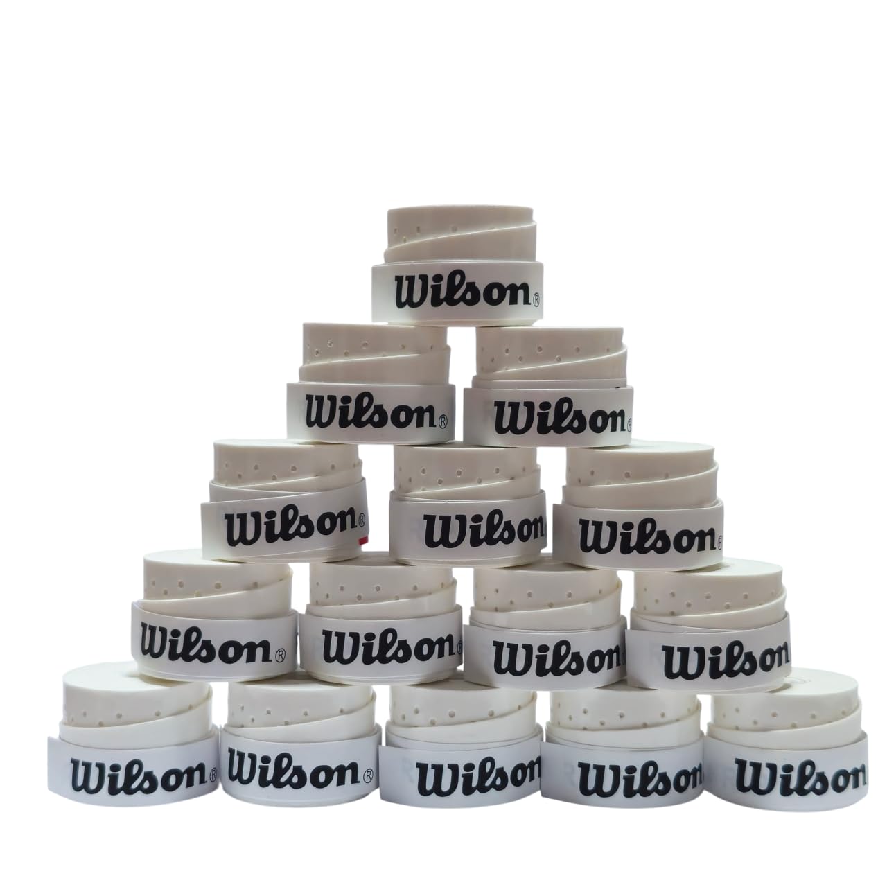 Pack 60 Overgrips Blancos Perforados Wilson Profile, Pack 60 Overgrips, 60 Unidades