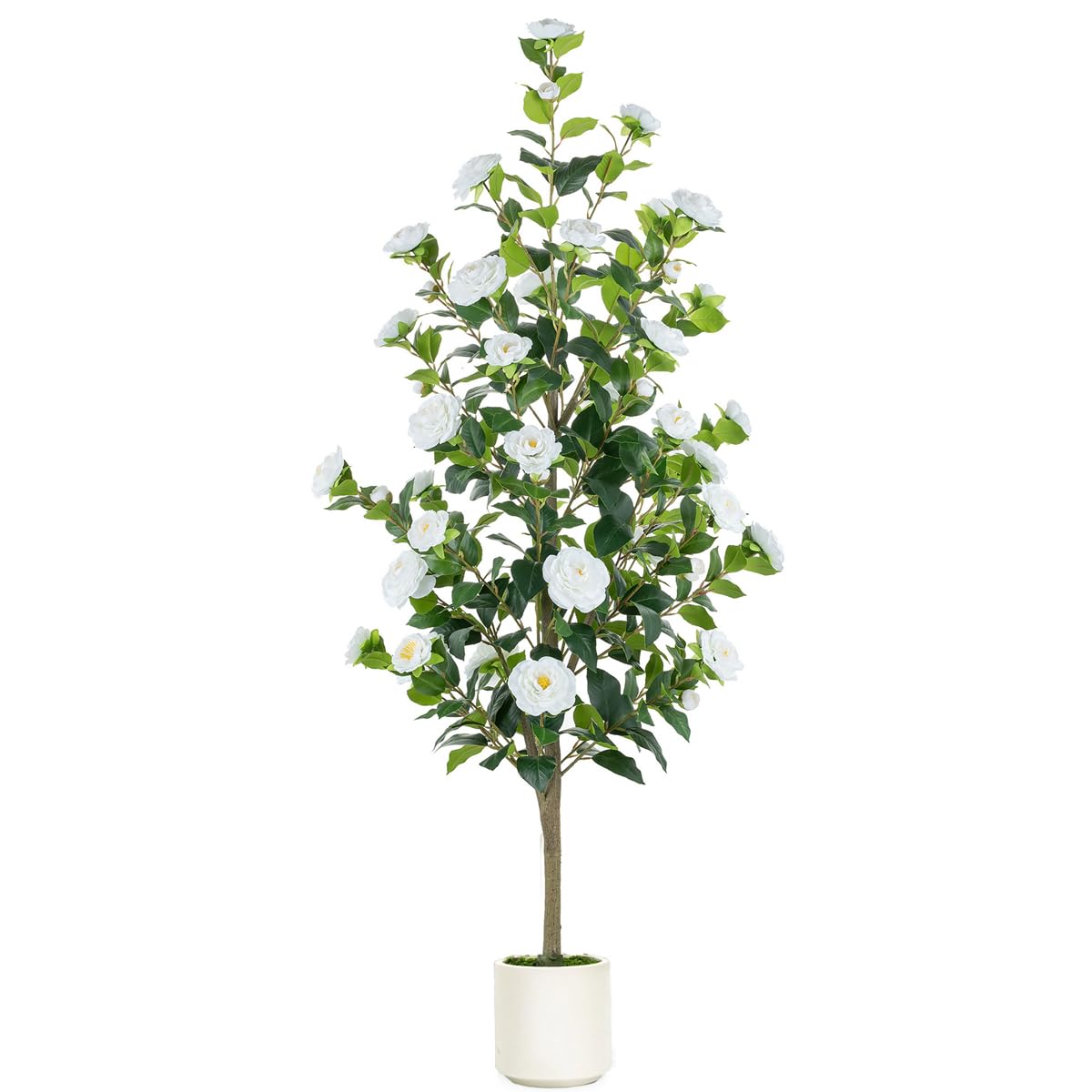 BLOSMON 4.9ft Artificial Camellia Tree