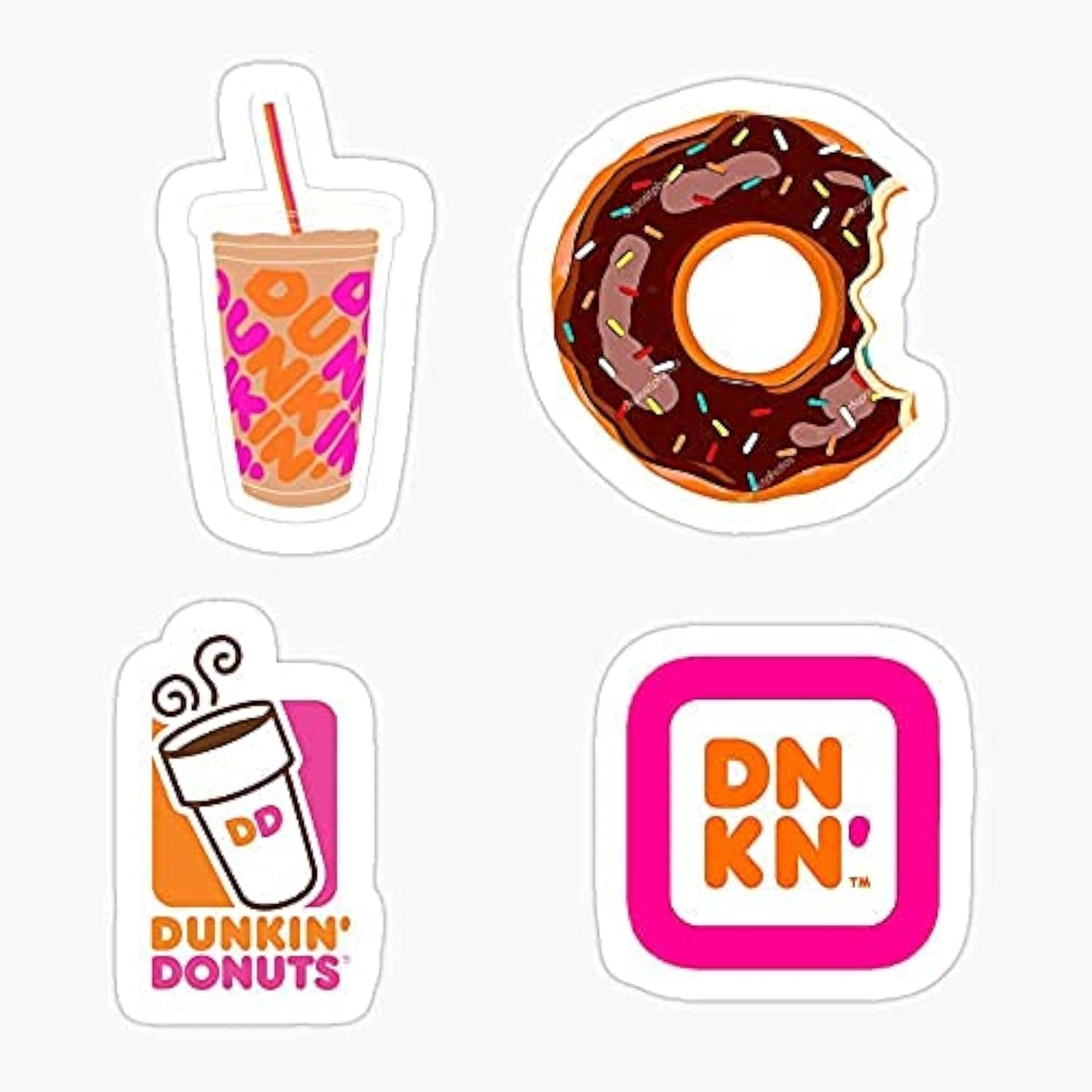 Damelio Coffee Charli Iced Dunking Donuts Dunkin Sticker Decal