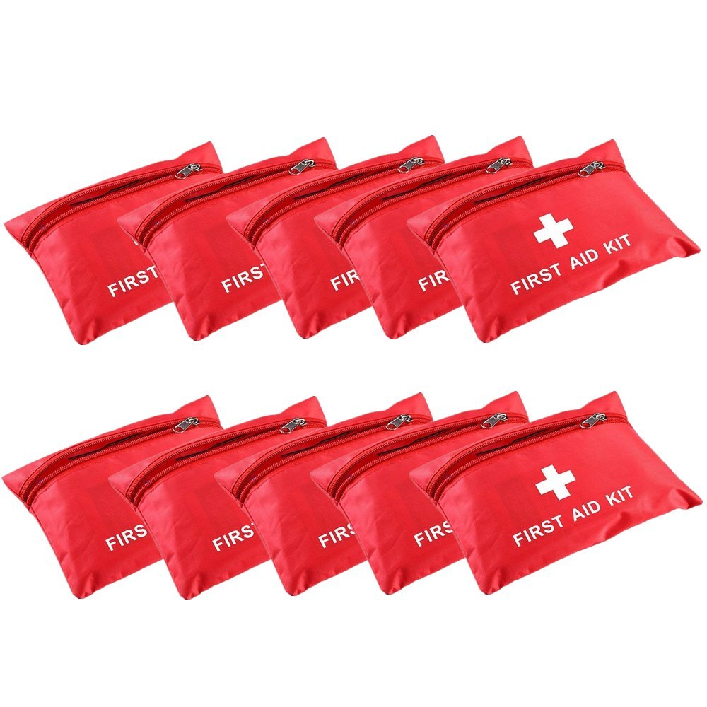 Kit di primo soccorso di 36 pezzi 13 tipi Compatto Impermeabile e resistente - Per Casa,Ufficio,Auto,Campeggio,Sportivo,Lavoro,Sopravvivenza e Viaggiante