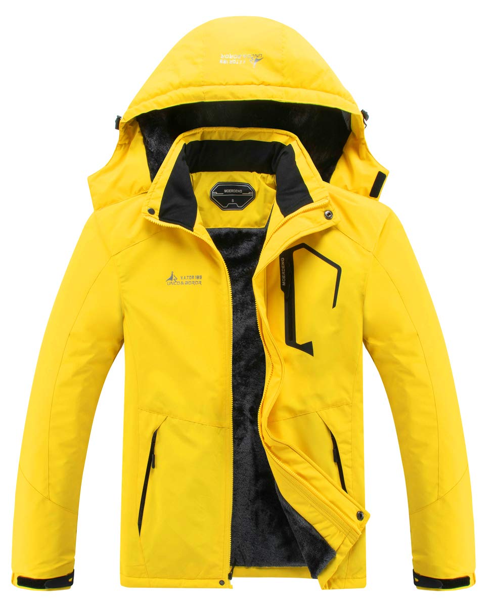 Moerdeng Mens Waterproof Ski Jacket Warm Winter Snow Coat Mountain