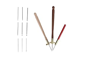 Ergonomic Tambour Hook for Easy Embroidery and Crocheting