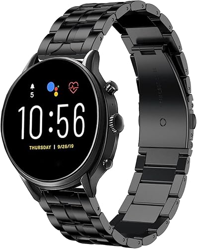 YEEJOK Correas de reloj de metal compatibles con Samsung Galaxy Watch 3 de 1.77 pulgadas, 1.73 pulgadas, Samsung Gear S3 FrontierClassic, Garmin YEEJOK Correas de reloj de metal compatibles con Samsung Galaxy Watch 3 de 1.77 pulgadas, 1.73 pulgadas, Samsung Gear S3 FrontierClassic, Garmin