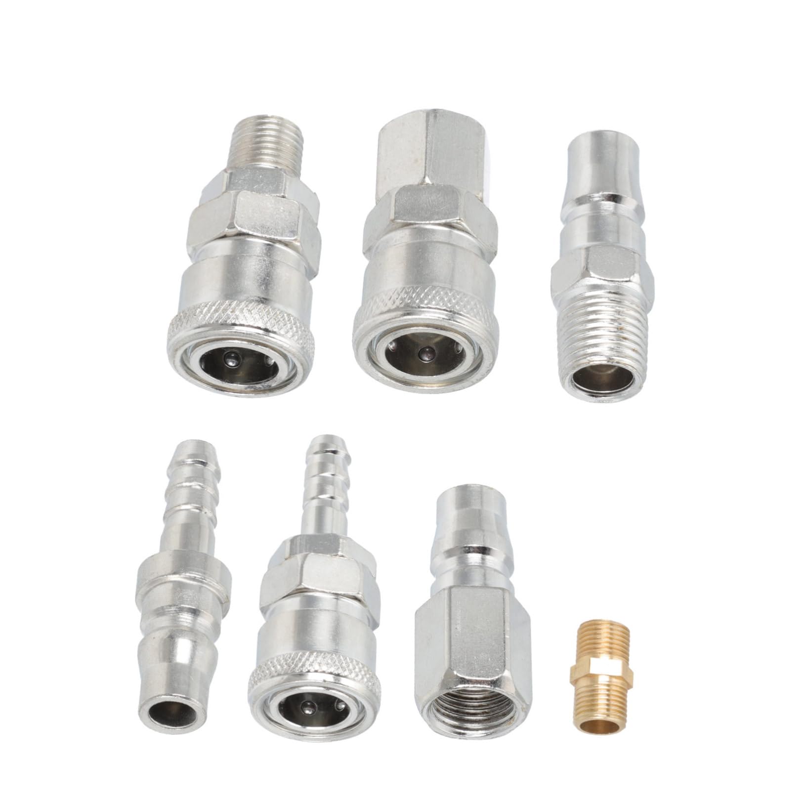 Gadpiparty 25pezzi Connettori Pneumatici Anti-leak Da Raccordi Per Tubo Aria Maschio e Femmina Facile Installazione e Utilizzo Completo Di Accessori Per Impianti Pneumatici