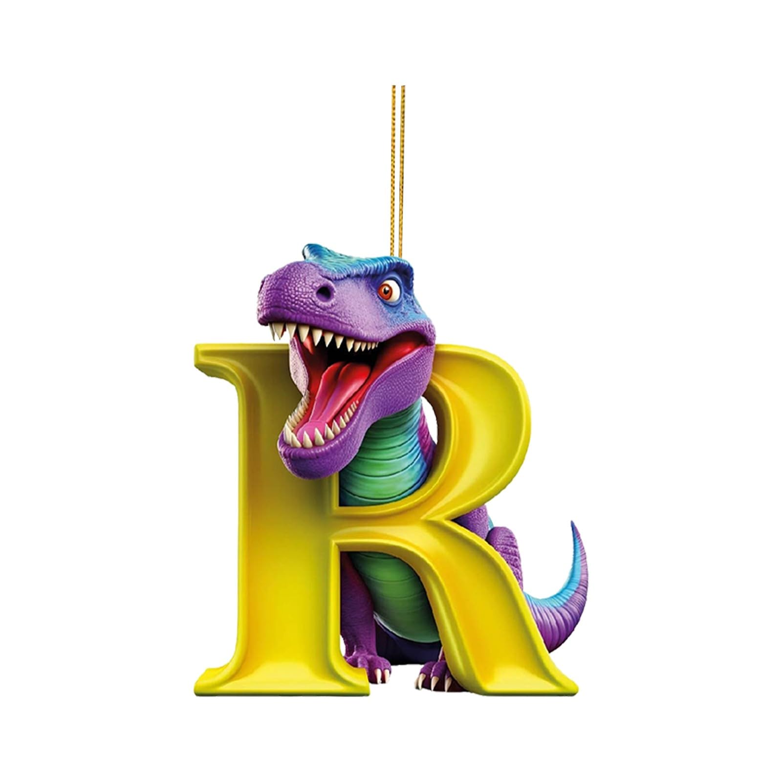 Today Shipping Items Prime Dinosaur 26 English Letters Christmas Tree Decorations,Christmas Alphabet Letter Pendant,Christmas Tree Hanging Ornament,Christmas Decoration Home Party Decor