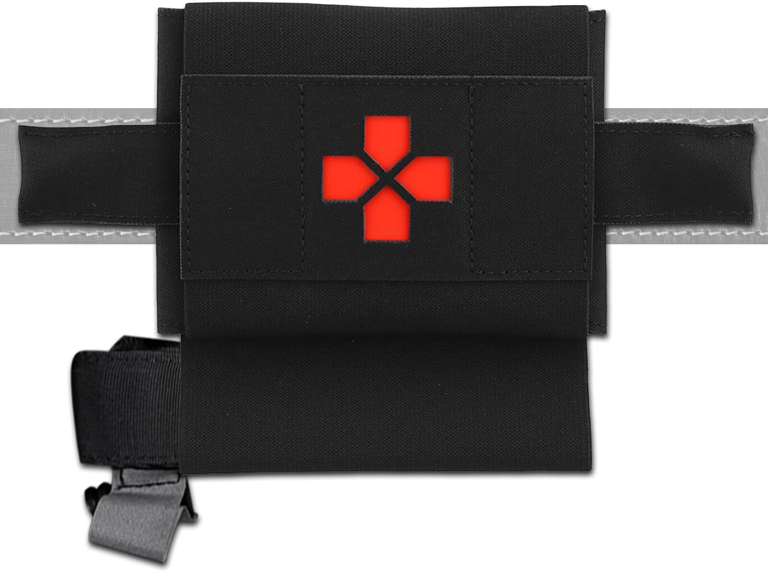 Qavctw Tactische Admin Pouch Tas met Haak - Loop, Tool Opbergtas Snack Pouch Snoep Tas Opknoping Zakken Rugzak Accessoire Pouch, 3 stuks, Eén maat, Modieus