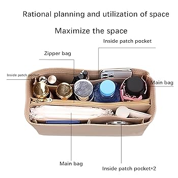 Amazon.com: Lckaey tote bag organizer Insert for gucci