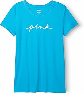 Victoria's Secret Pink Women's Oversized Campus Cotton T-Shirt (XS - XL)