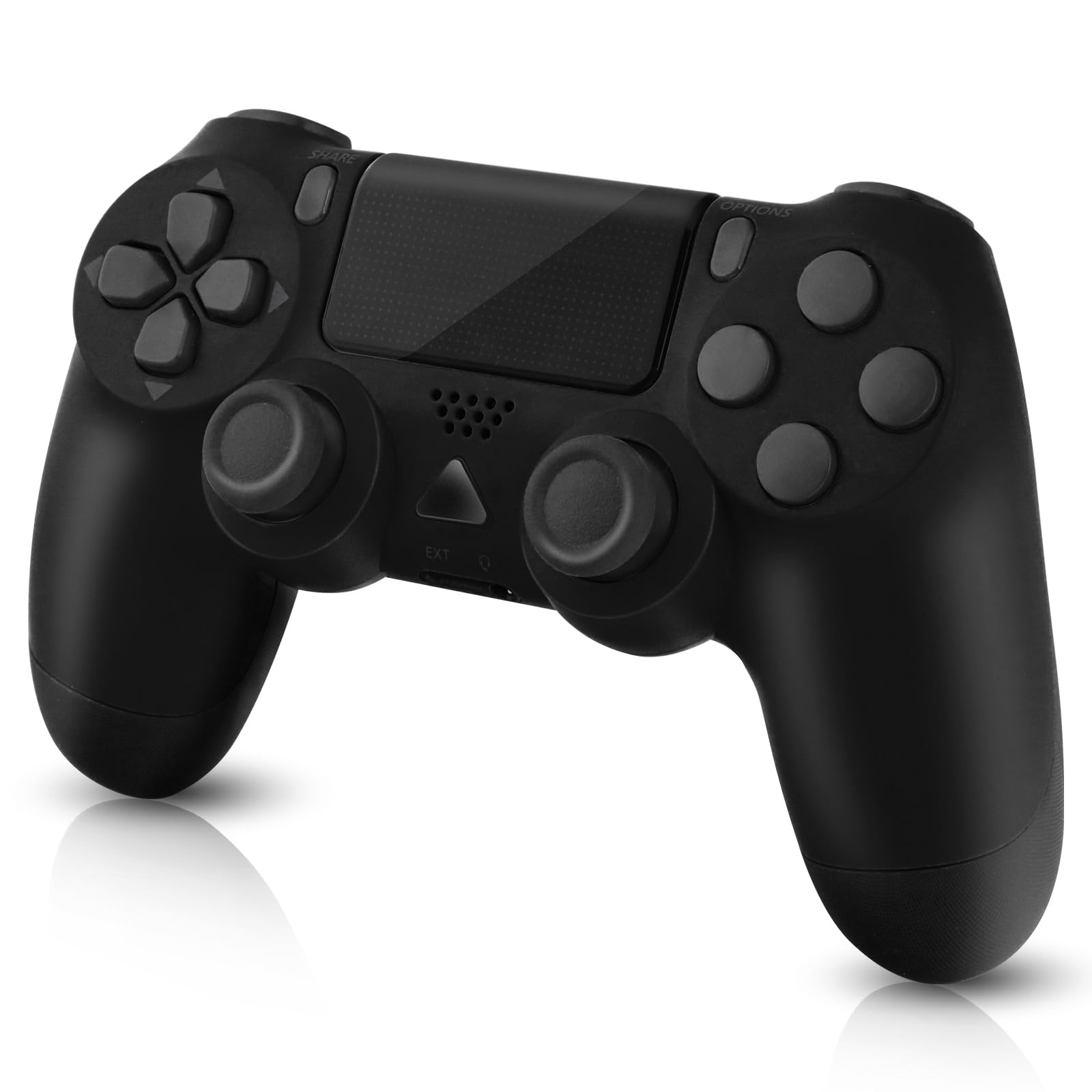 Turquvix Wireless Controller for PS-4, with Audio Jack, Vibration