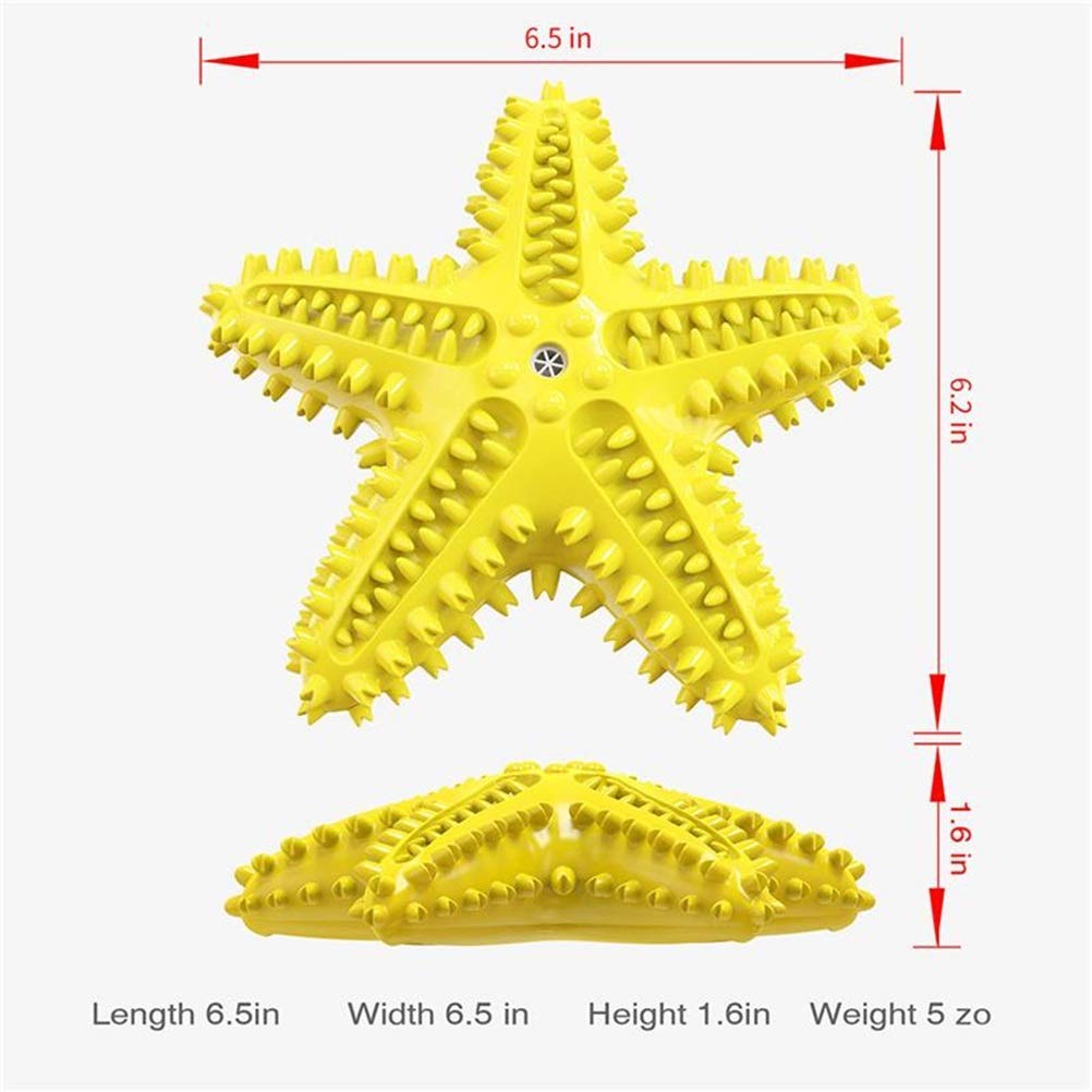MU Starfish a Forma Di Animale Domestico Denti Denti Denti Ello Masticare Giocattolo Denti Denti Denti Rosicchianti Denti Puliti Osso Cane Denti Spazzolino da Denti da Masticare Gomma da Masticare Fo