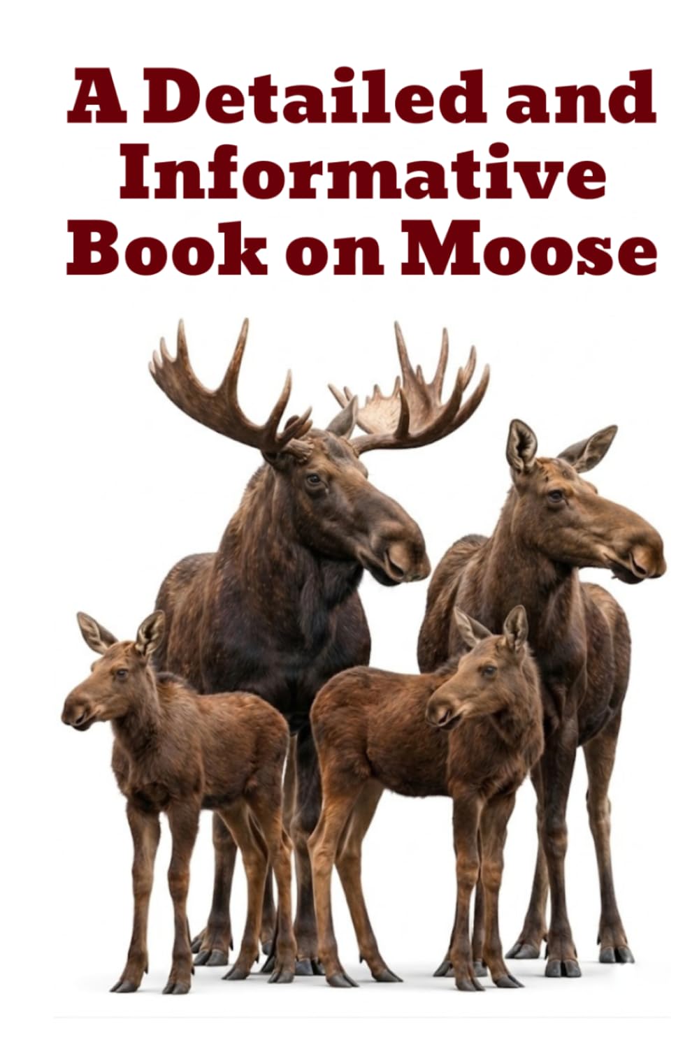 A Detailed and Informative Book on Moose (The Detailed Deer Family Book Series)