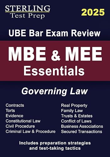 MBE &amp; MEE Essentials: Governing Law for UBE Bar Exam Review