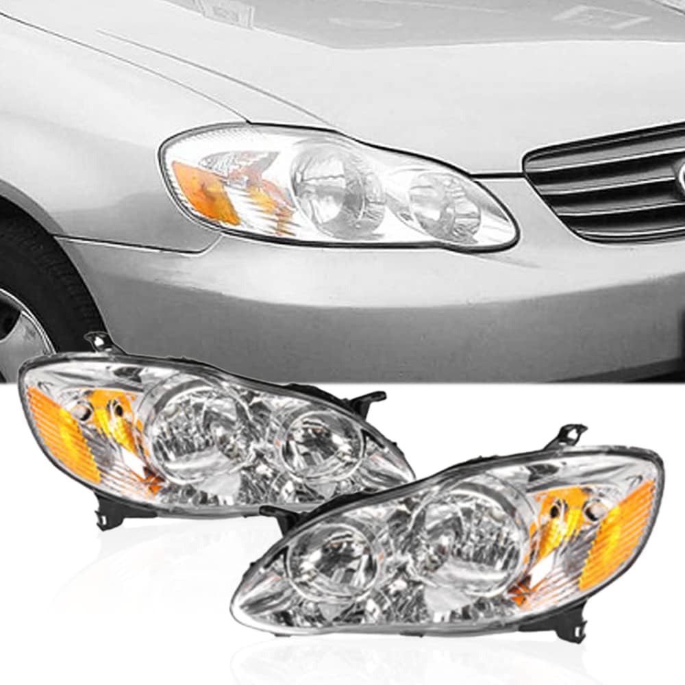 Amazon.com: Pair of Headlights Assembly Compatible with 2003 2004 2005 ...